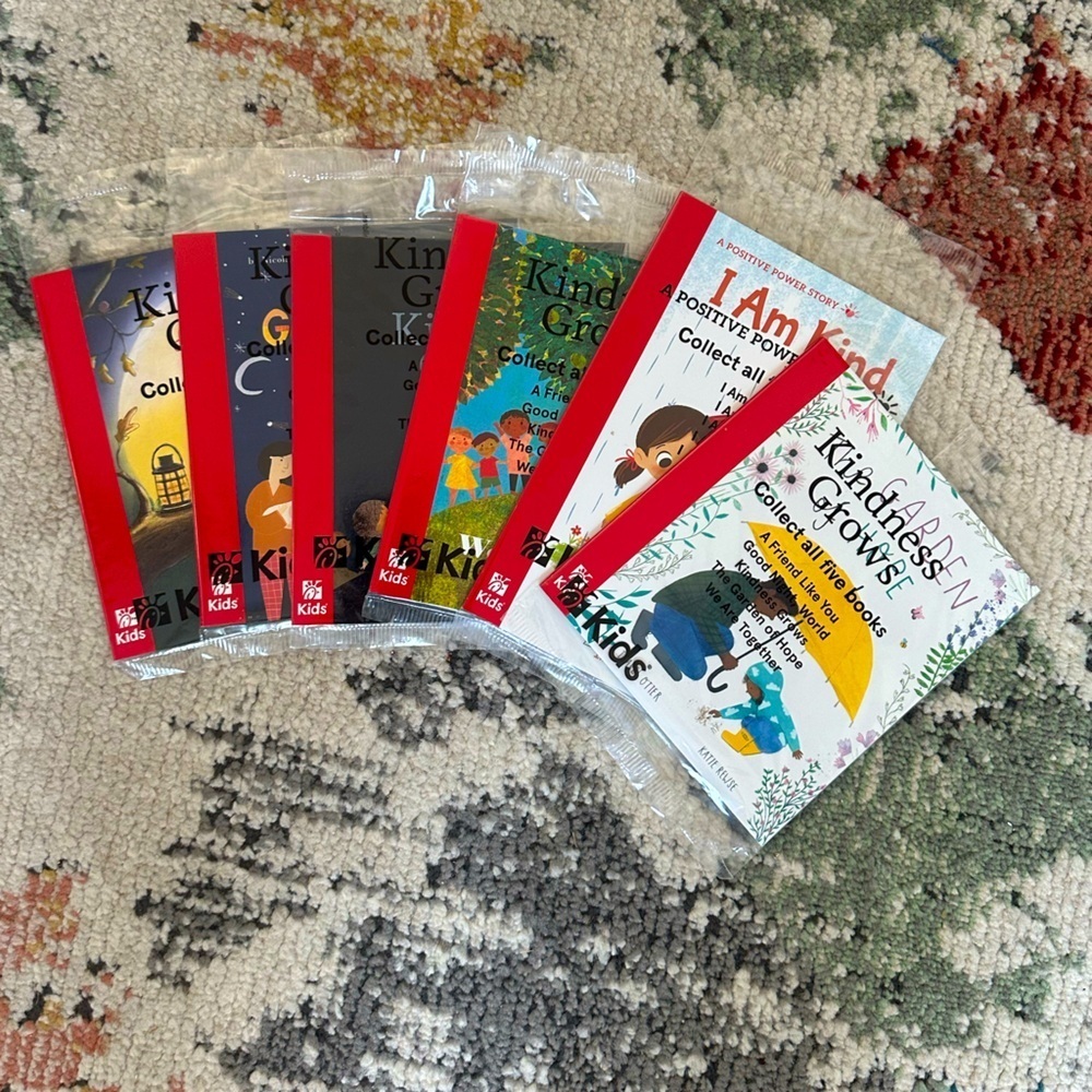 New Kindness Series Children’s Books lot of 6, Chic Fil A
Bin basket